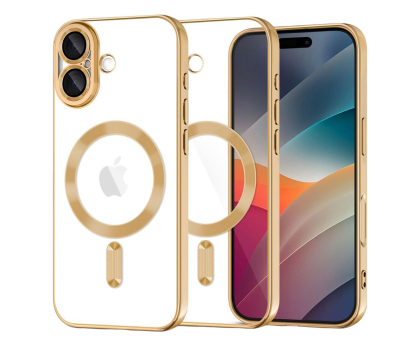 Etui / obudowa na smartfona Tech-Protect Magflex Magsafe do Iphone 17 Shiny Gold